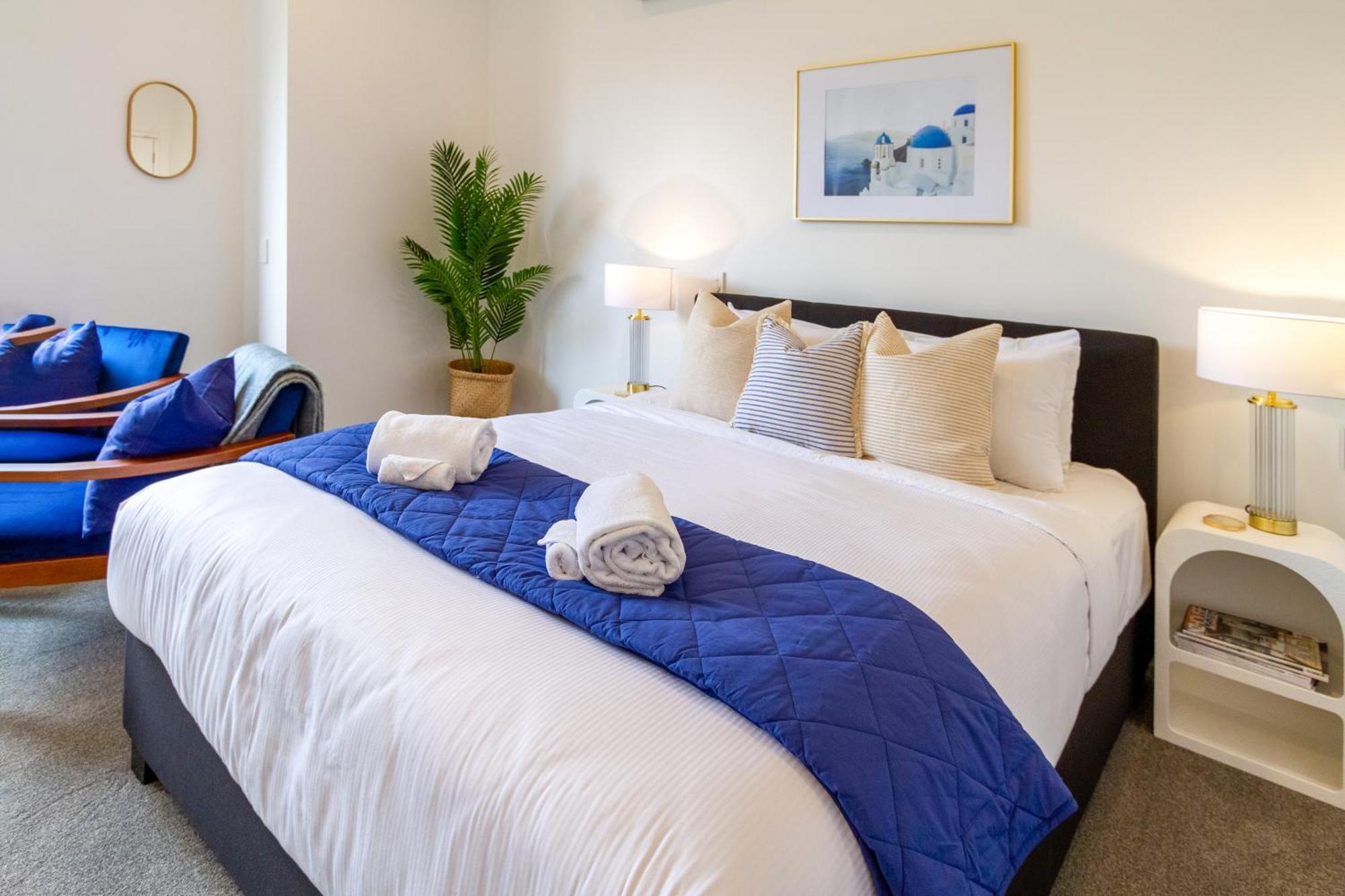 Central Christchurch Santorini Style 1Br Studio Kültér fotó