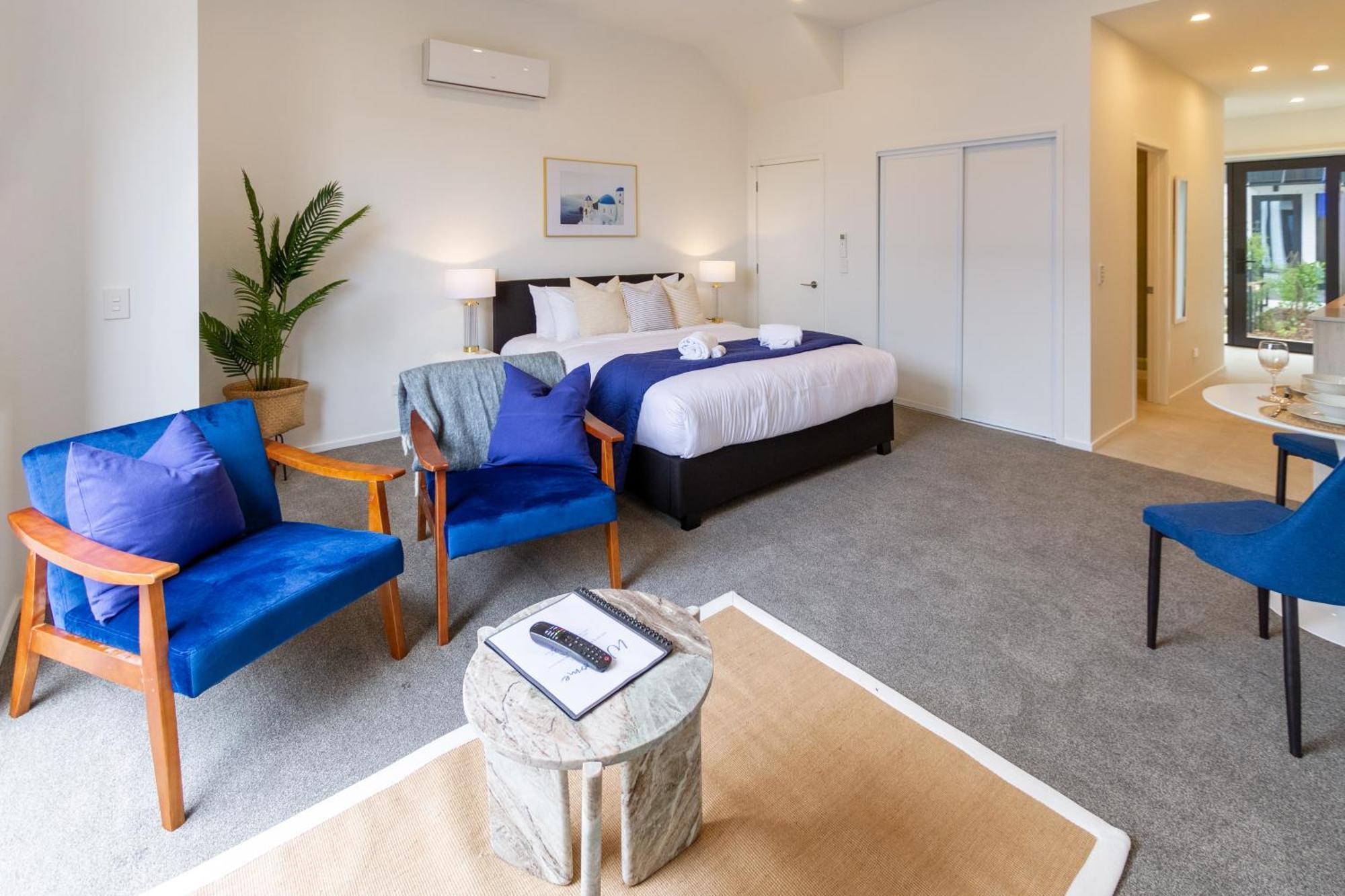 Central Christchurch Santorini Style 1Br Studio Kültér fotó